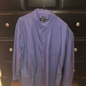 Blue bottom down shirt